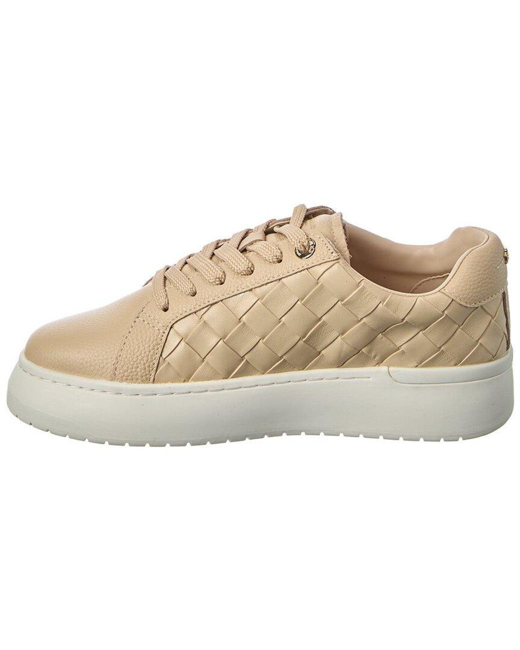 Dune Natural Emmee Leather Sneaker