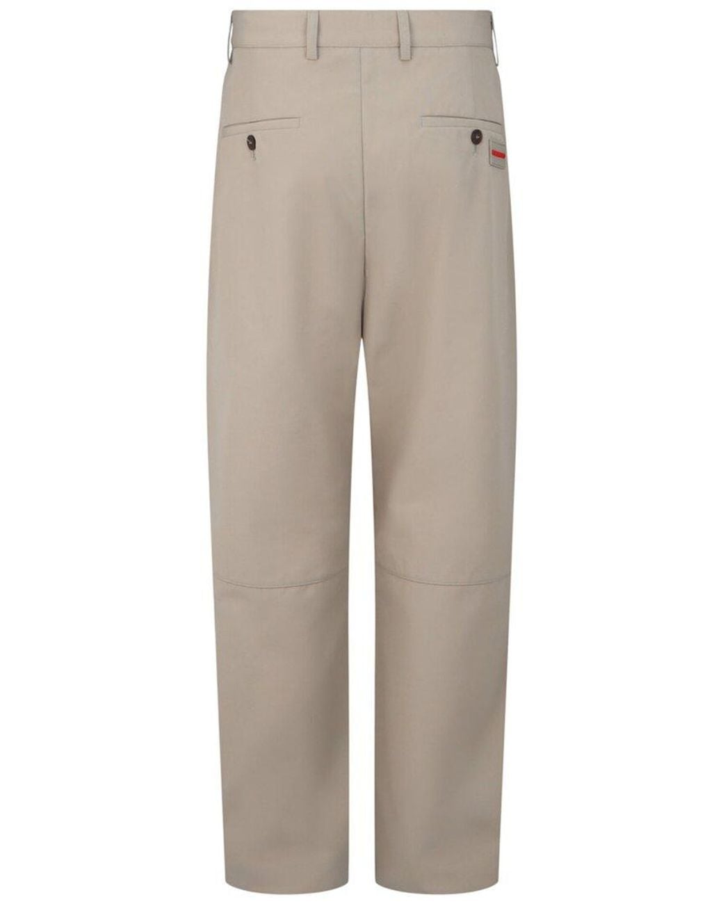 Ferragamo Natural Wide Leg Trouser for men
