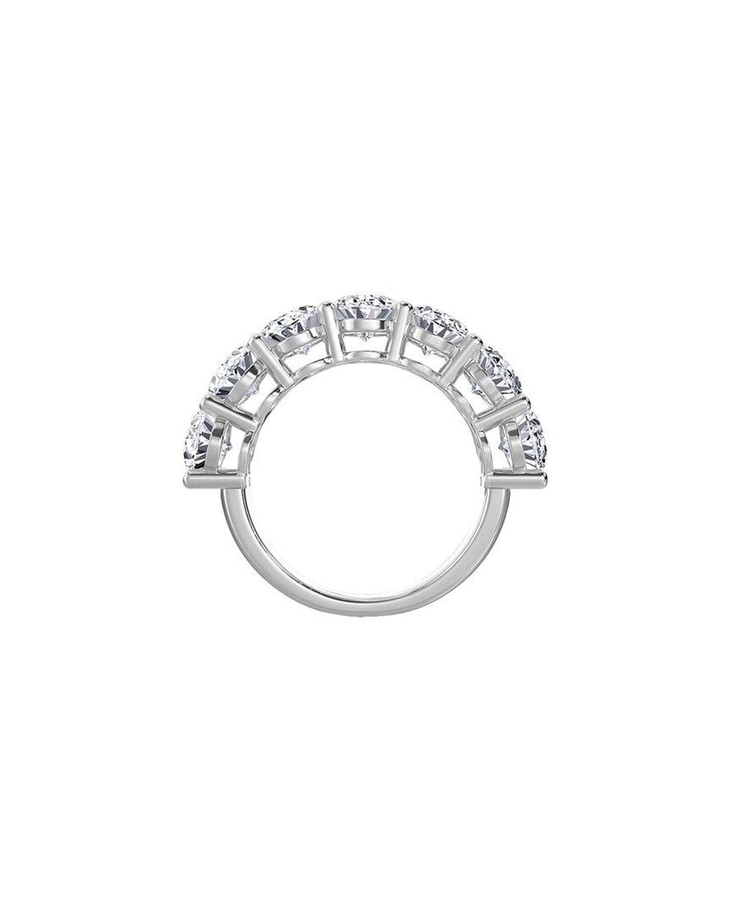 Diana M White Diana M. Fine Jewelry 14k 2.35 Ct. Tw. Lab Grown Diamond Half-eternity Ring