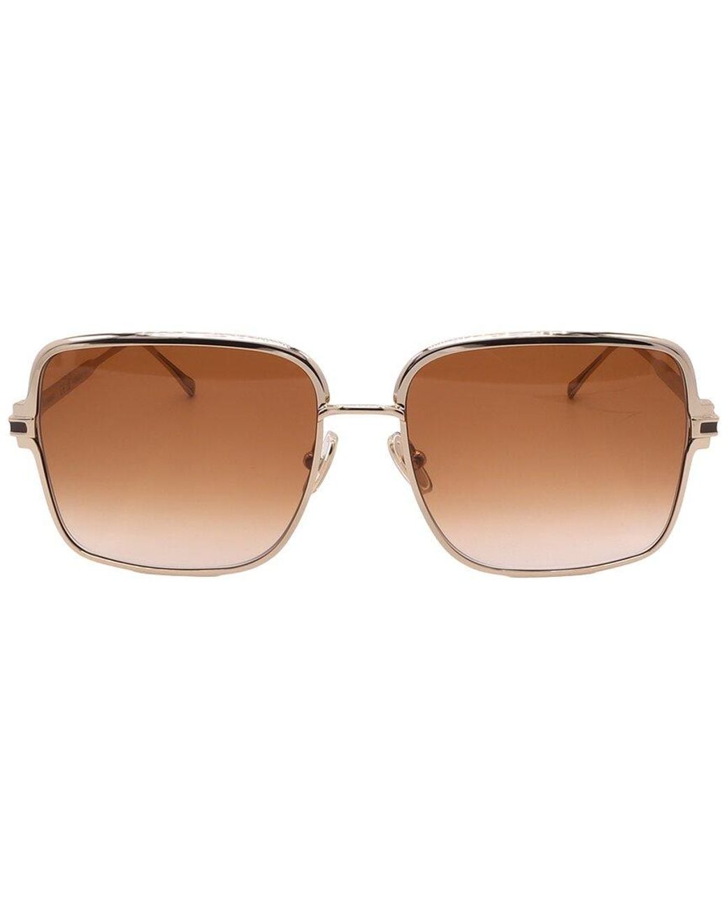 Ferragamo Brown Sf317s 57mm Sunglasses