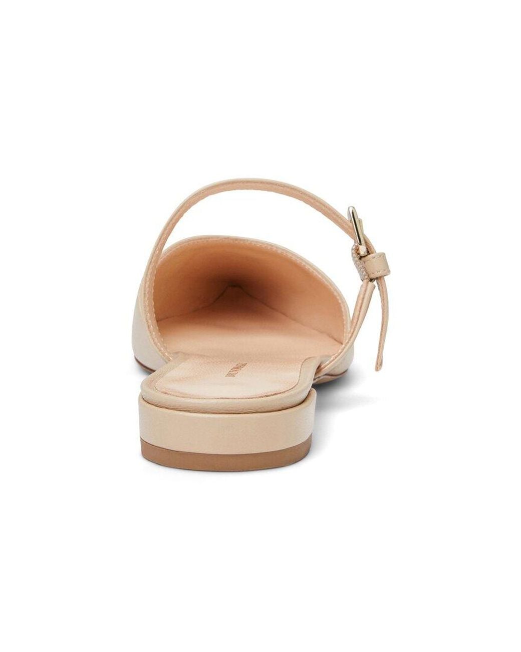 Bruno Magli White Pasha Leather Mule