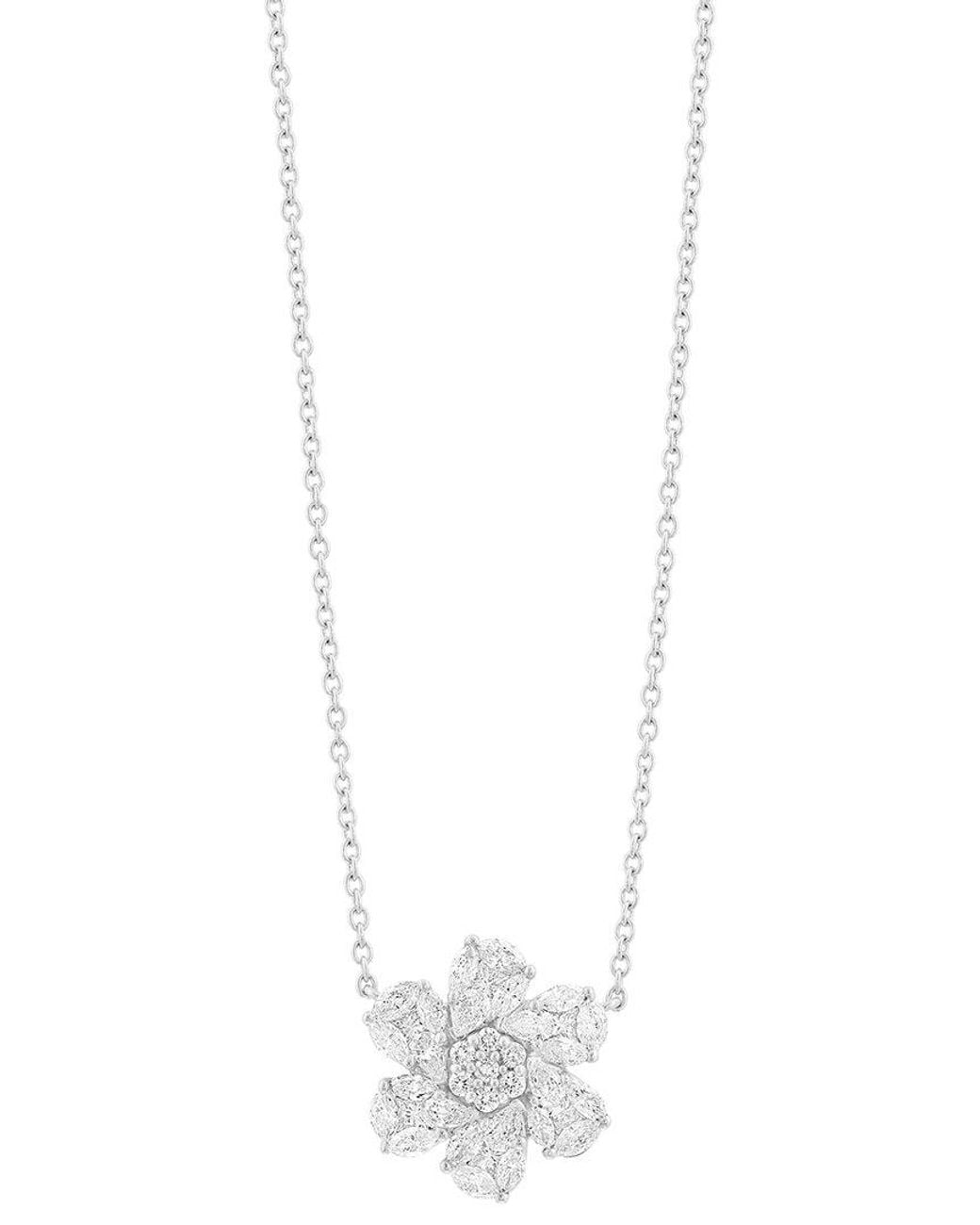 Effy Fine Jewelry White 14K 0.96 Ct. Tw. Diamond Necklace