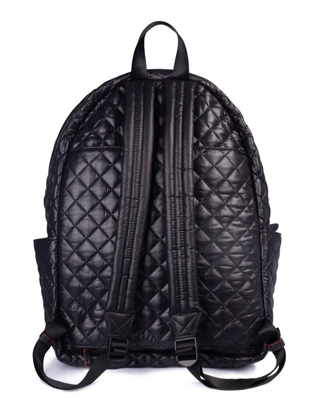 MZ Wallace Blue Metro Nylon & Leather Backpack