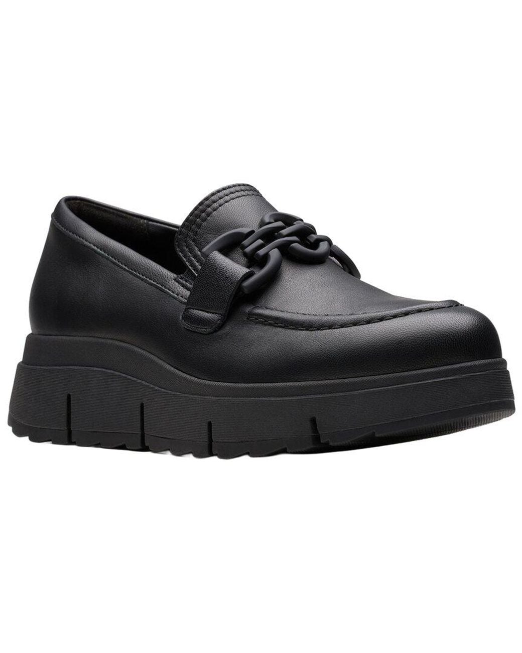 Clarks Black Loriini Izzy Leather Loafer