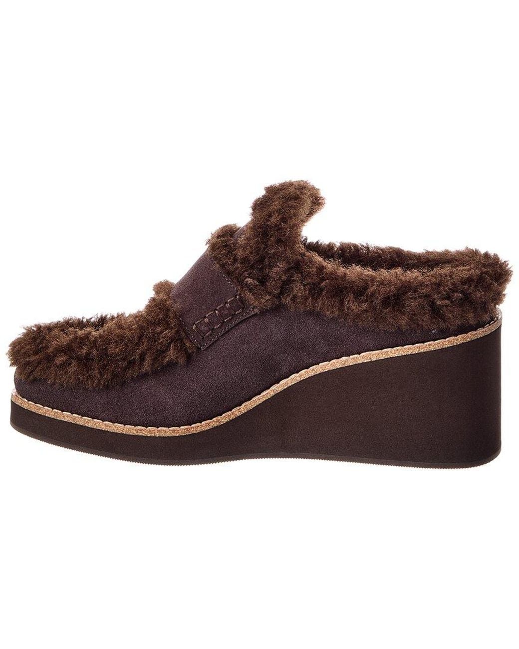 Donald J Pliner Brown Jackpot Suede Wedge