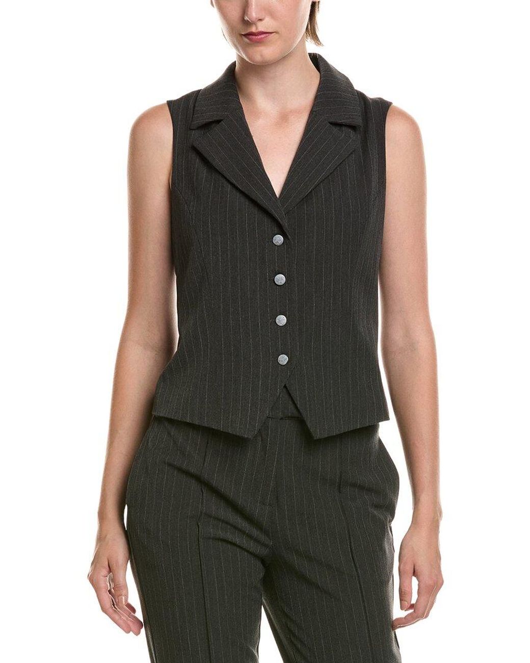 Nicole Miller Black Vest