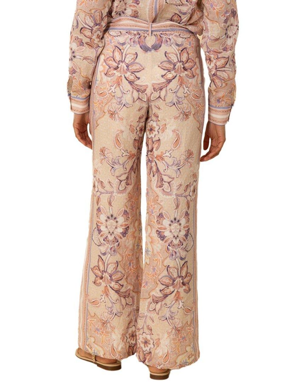 Hale Bob Natural Fernanda Linen Pant
