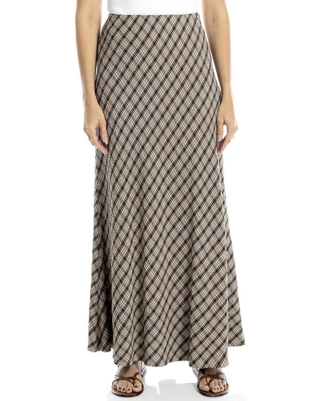 Max Studio Brown Maxi Skirt