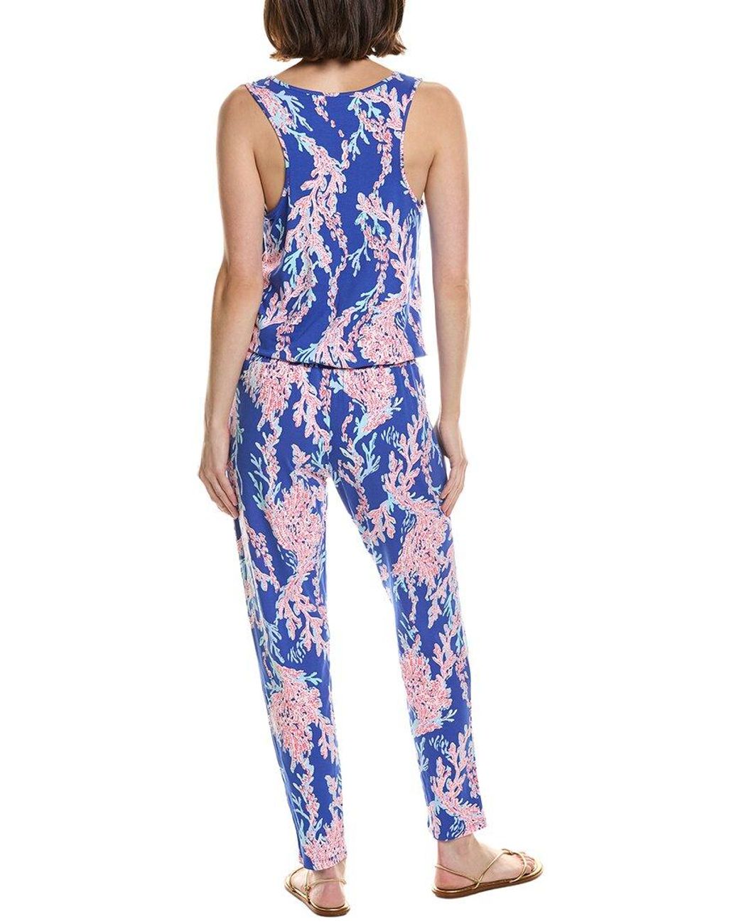 Lilly Pulitzer Blue Paulina Jumpsuit