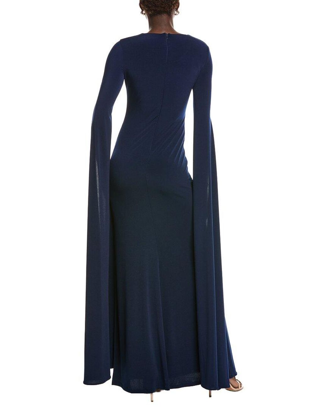 Issue New York Blue Solid Gown
