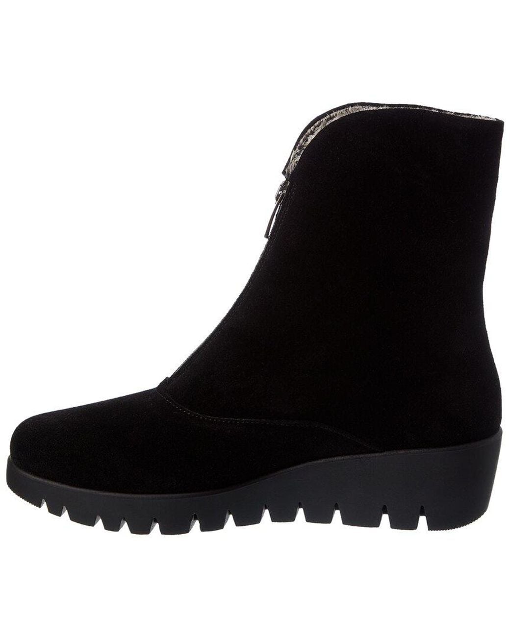La Canadienne Black Enjoy Suede Boot