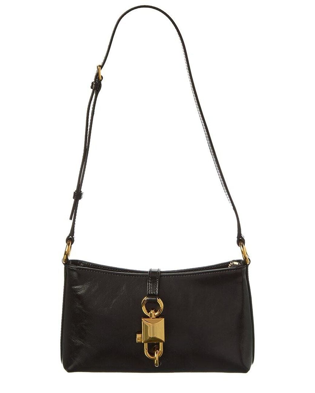 Dolce & Gabbana Black Dnu Leather Shoulder Bag