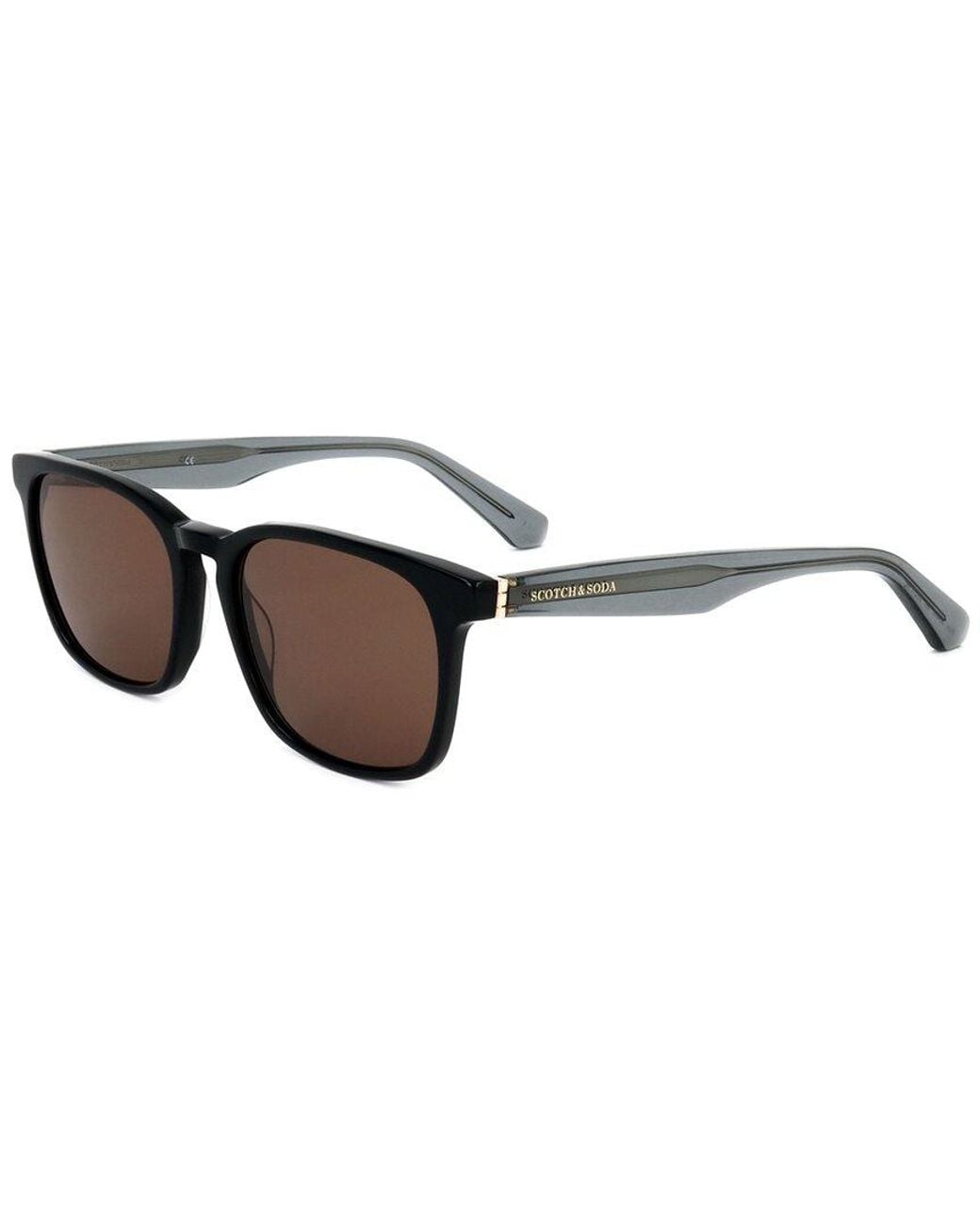 Scotch & Soda Brown 53Mm Sunglasses for men