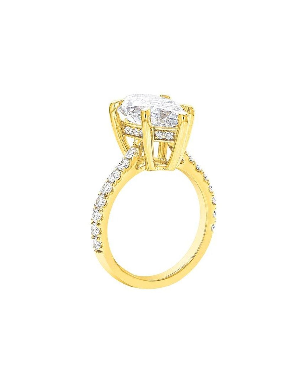 Amairah White 14K 4.00 Ct. Tw. Lab-Grown Diamond Engagement Ring