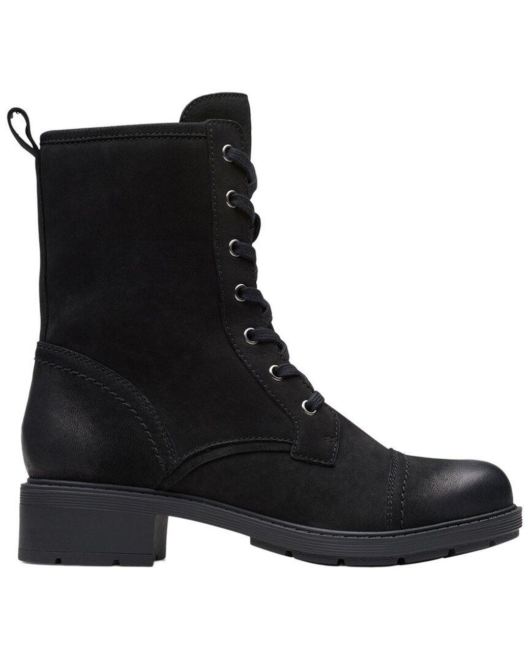 Clarks Collection Black Nubuck Boot