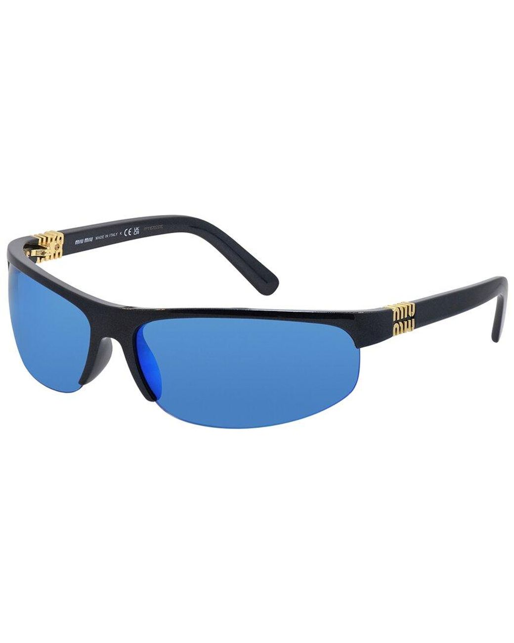 Miu Miu Blue Mua02S 70Mm Sunglasses