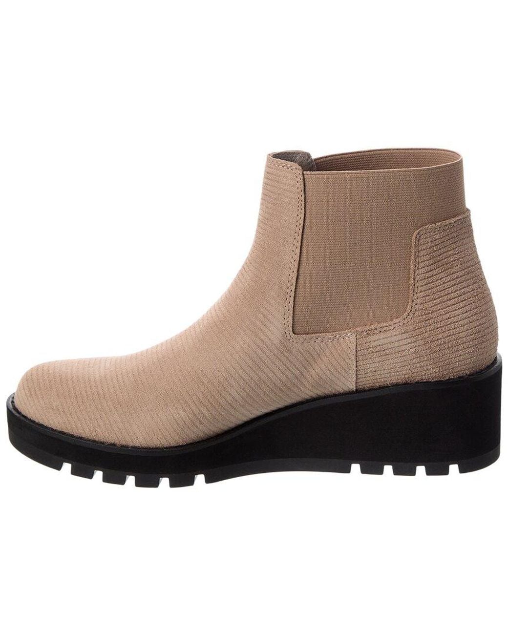 Eileen Fisher Brown Chelsea Suede Boot