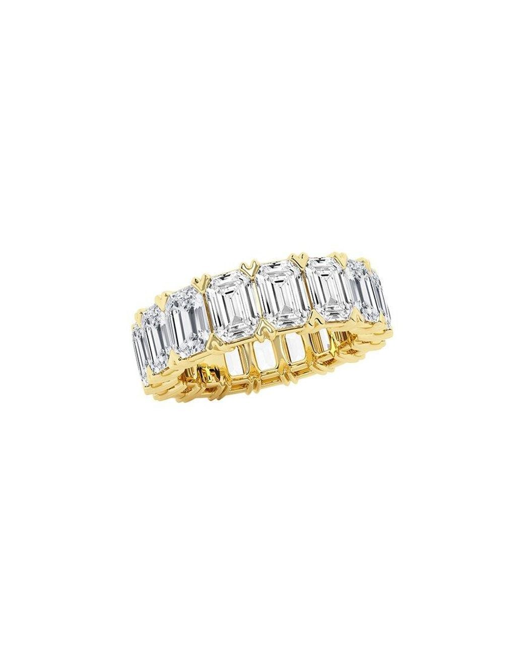 Lab Grown Diamonds White 14K 10.00 Ct. Tw. Lab Grown Diamond Eternity Ring