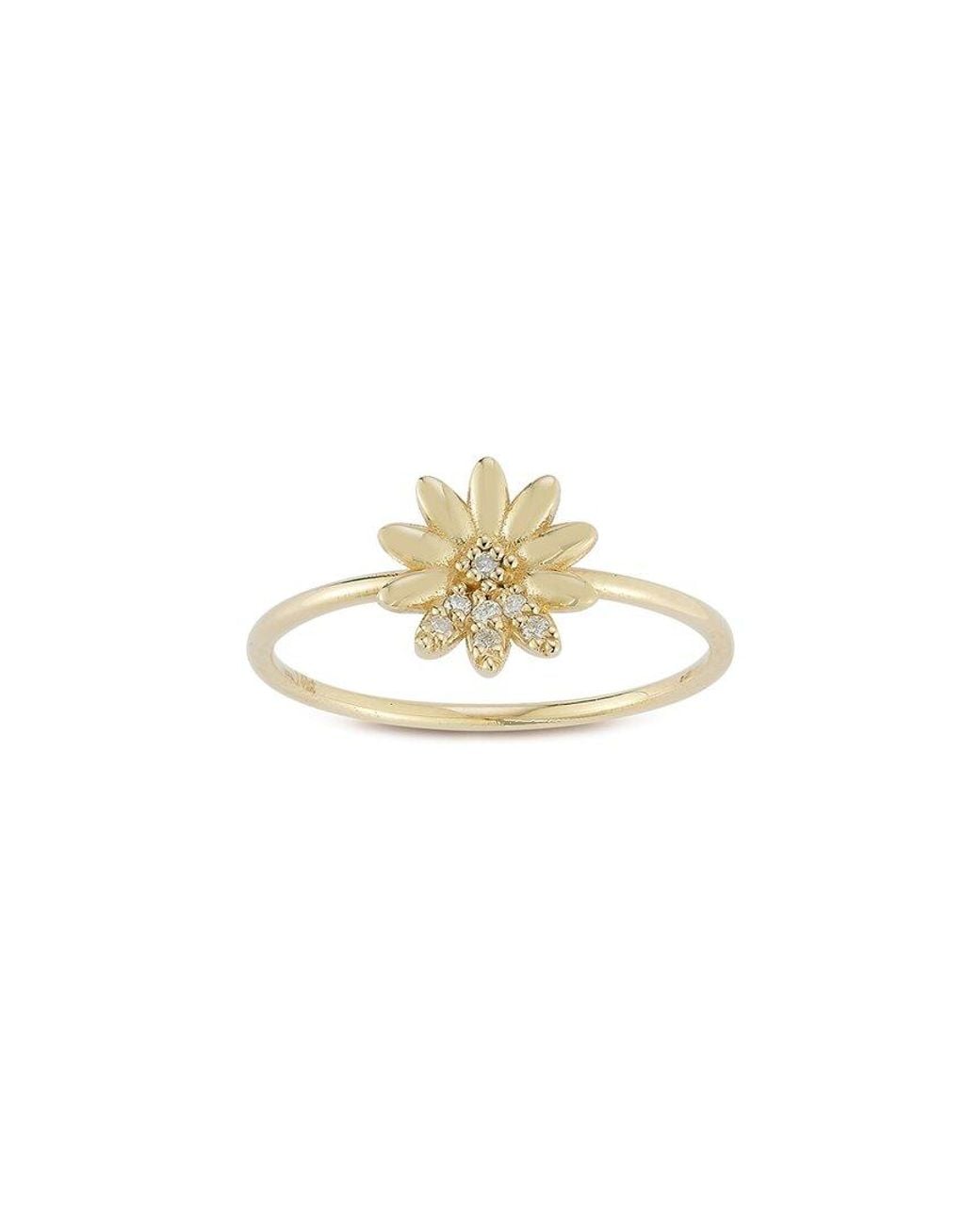 Ember Fine Jewelry White 14K 0.04 Ct. Tw. Diamond Ring