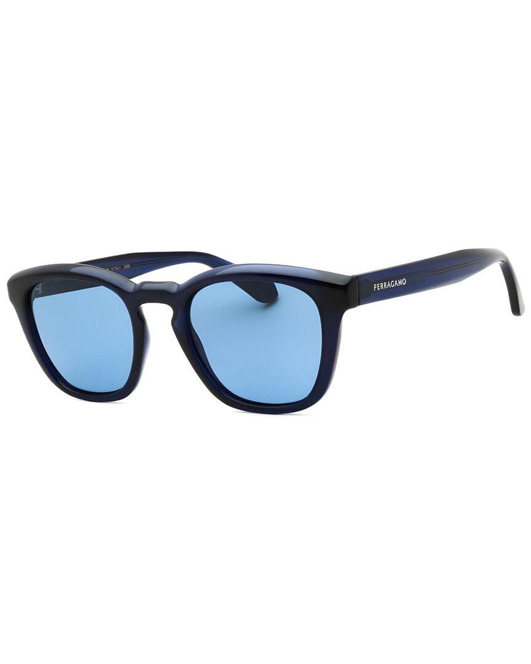 Ferragamo Blue 50Mm Sunglasses