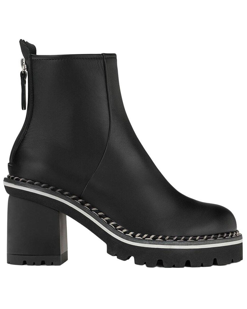 Agl Attilio Giusti Leombruni Black Leather Bootie