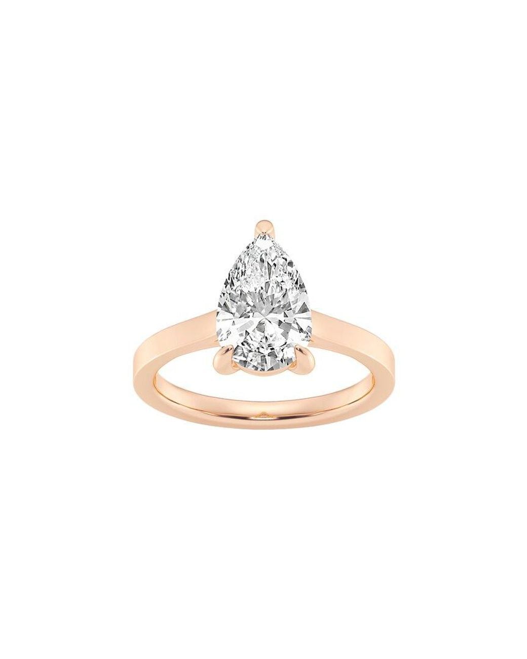 Lab Grown Diamonds White 14K 2.00 Ct. Tw. Lab-Grown Diamond Solitaire Engagement Ring