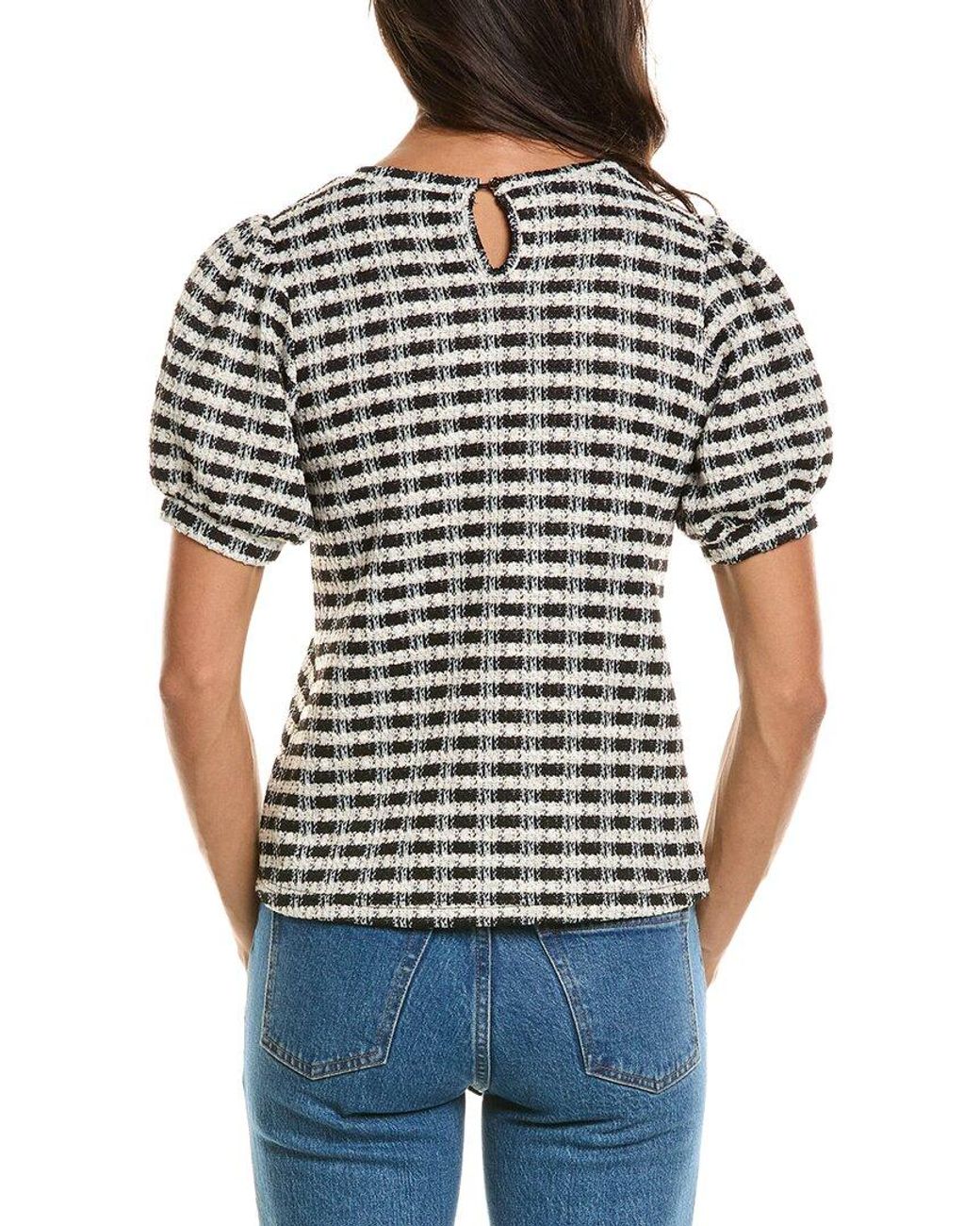 Duffield Lane Black Jennifer Top