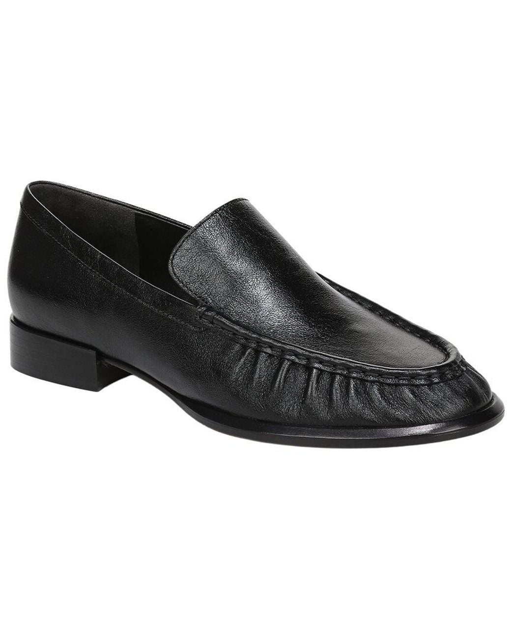 Vince Black Nora Leather Loafer