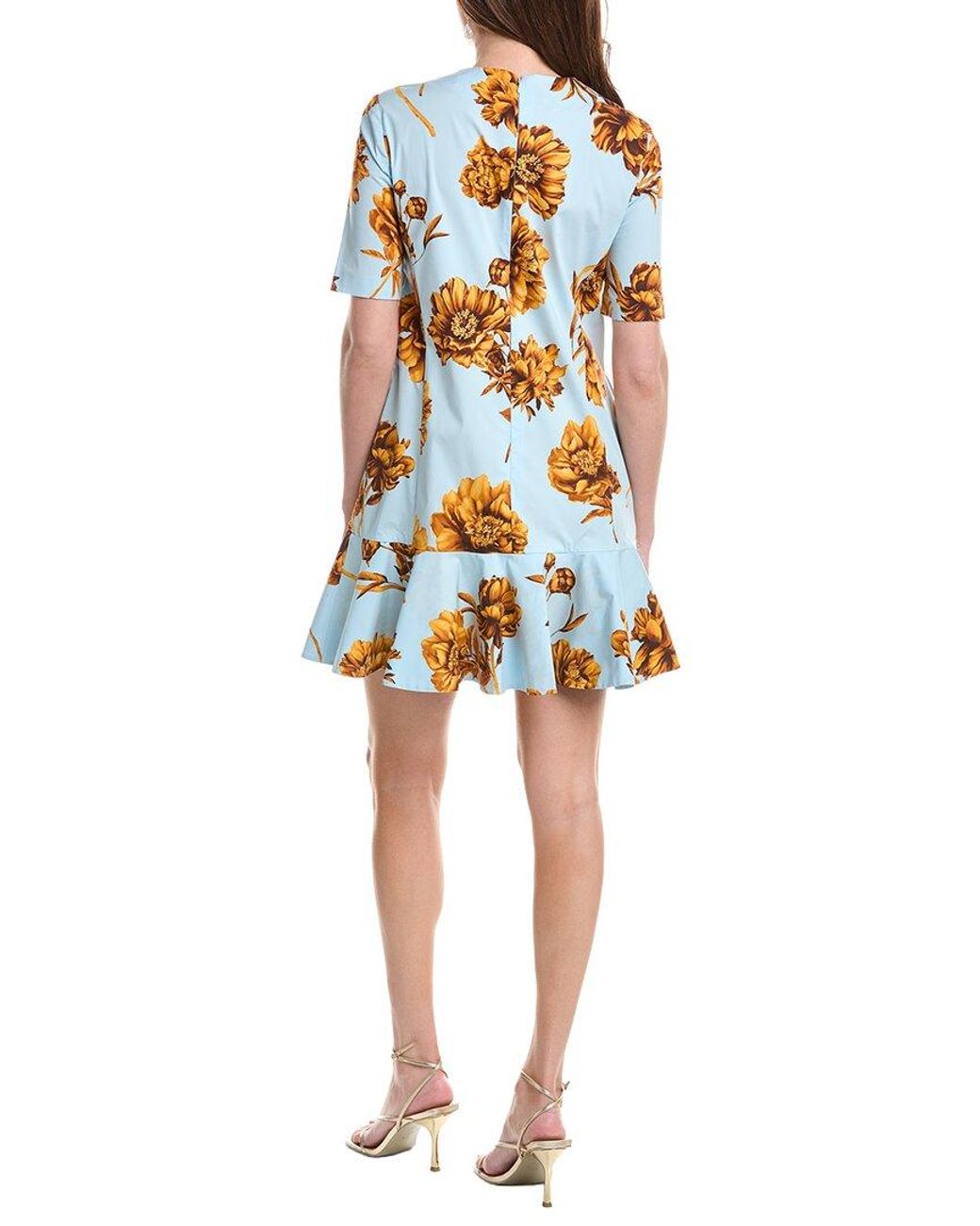 Oscar de la Renta White Shift Dress