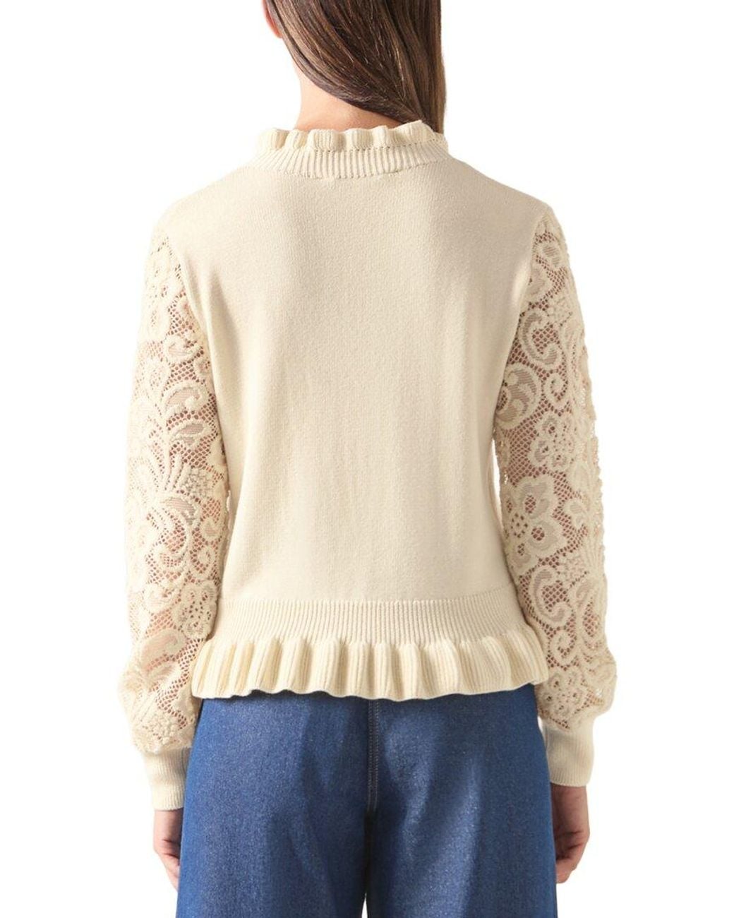 L.K.Bennett Natural Viv Wool-Blend Jumper