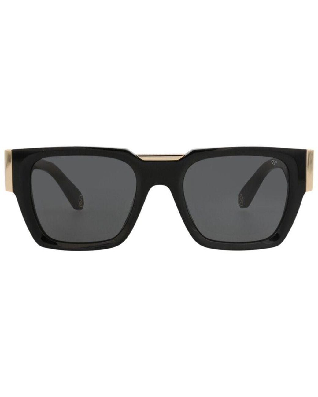 Philipp Plein Black 52Mm Sunglasses for men
