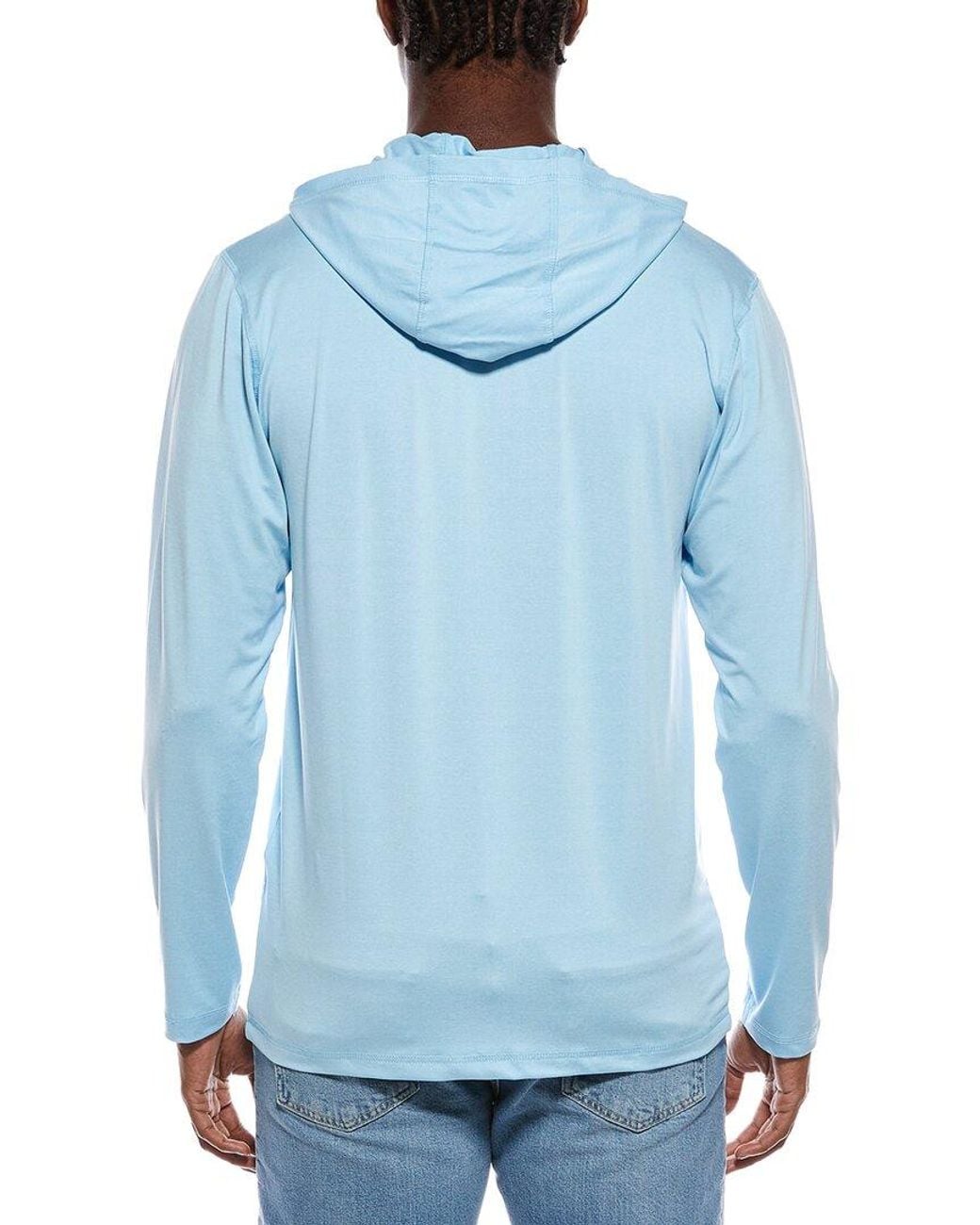 Vintage 1946 Blue Heather Hoodie for men