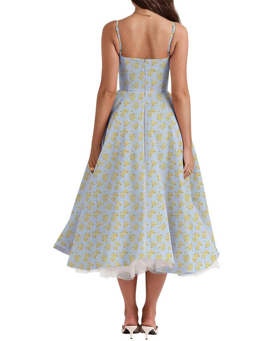 Tedora Blue Midi Dress