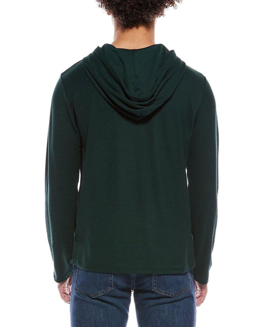 Vince Green Pique Hoodie for men