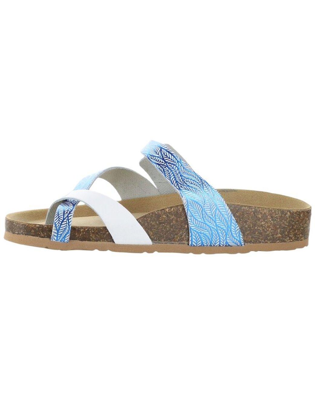 Bos. & Co. Blue Bos. & Co. Parr Leather Sandal