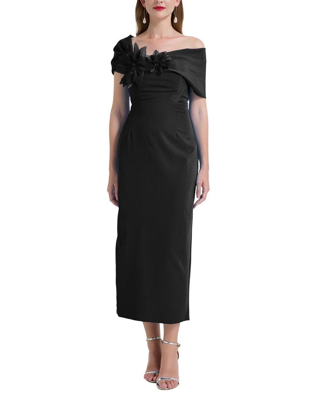 Kaimilan Black Sheath Dress