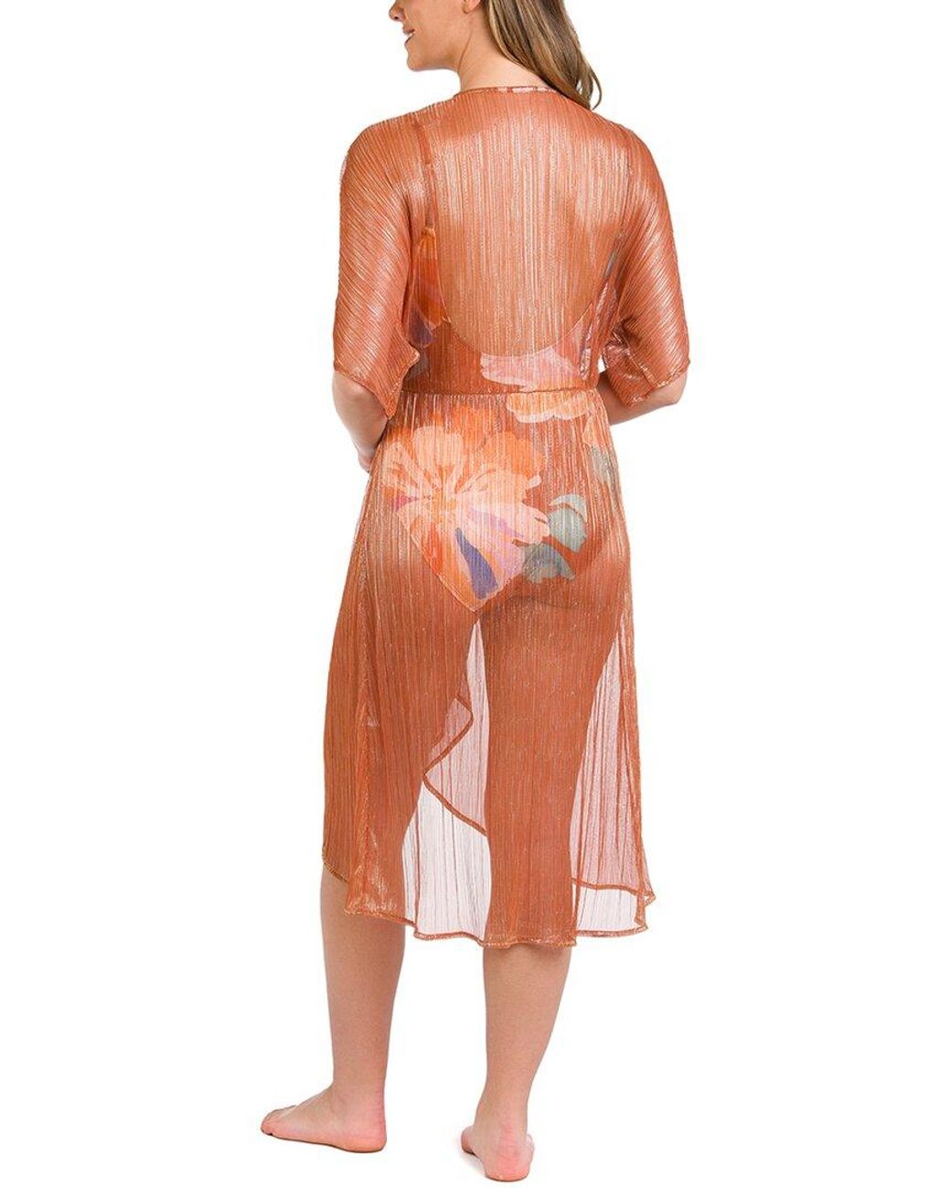 La Blanca Orange Twist Coverup