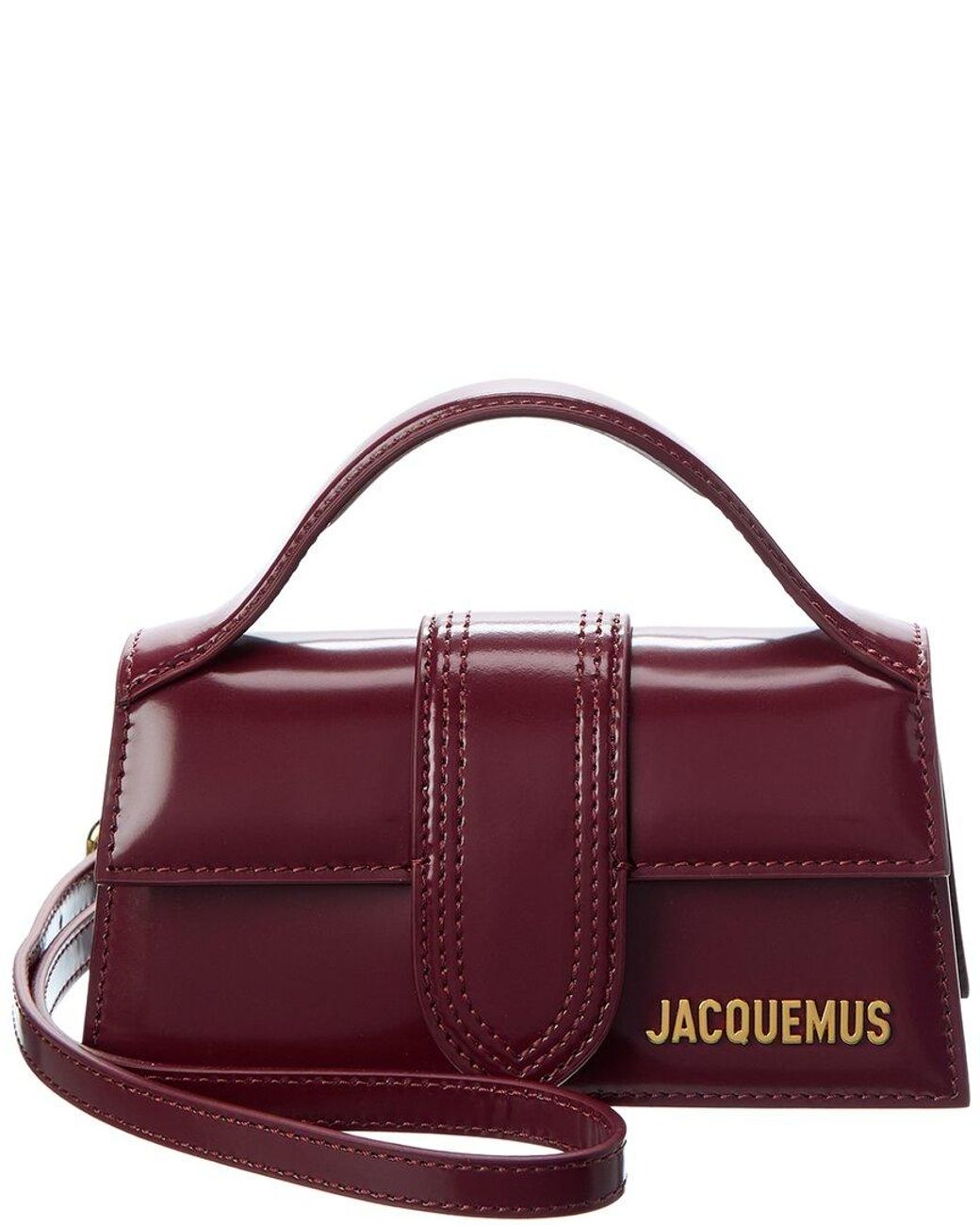 Jacquemus Purple The Bambino Leather Shoulder Bag
