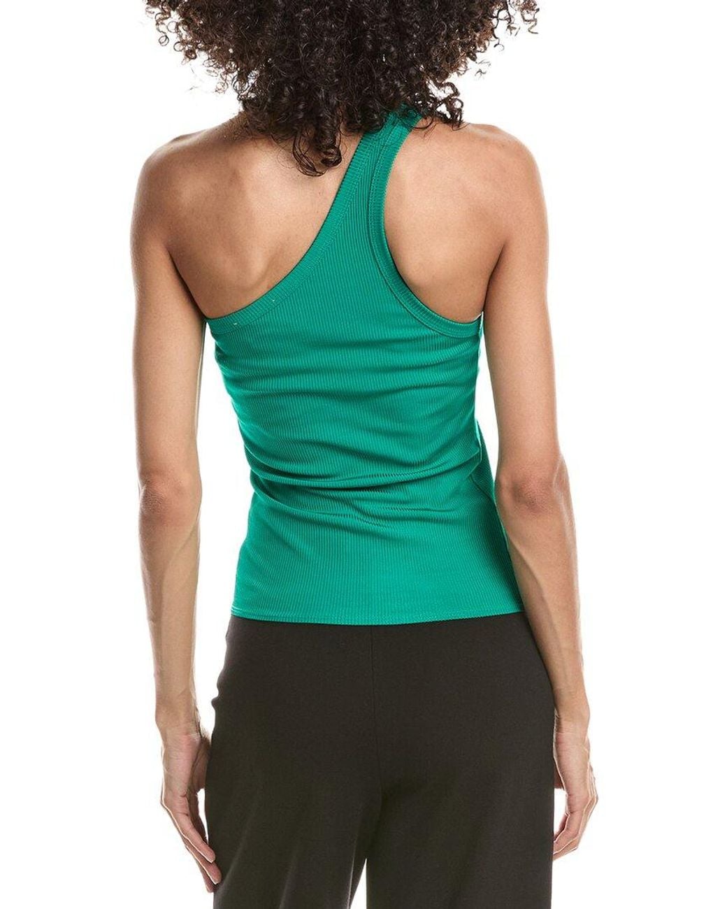 Forte_forte Green One-Shoulder Top