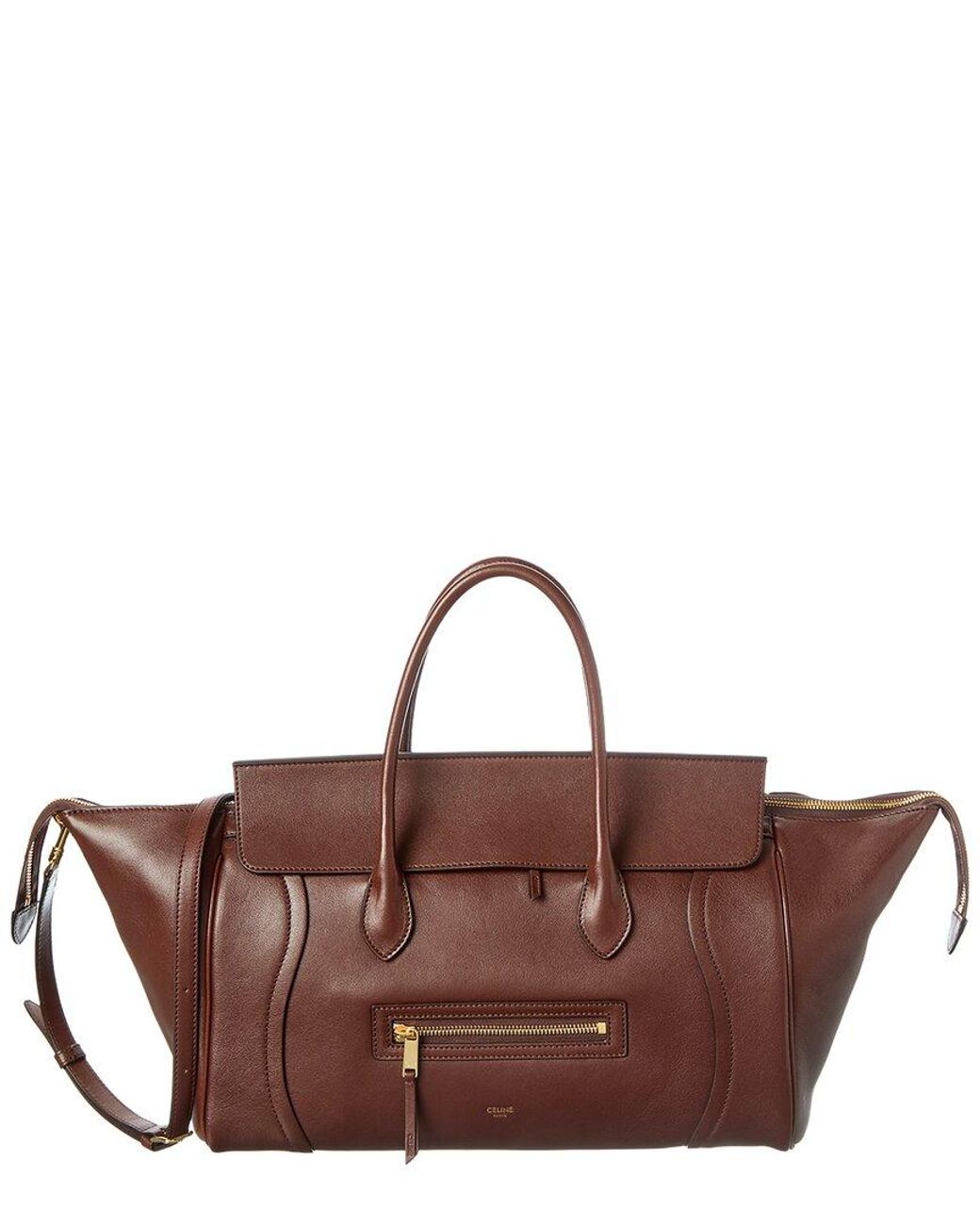 Céline Brown Leather Tote