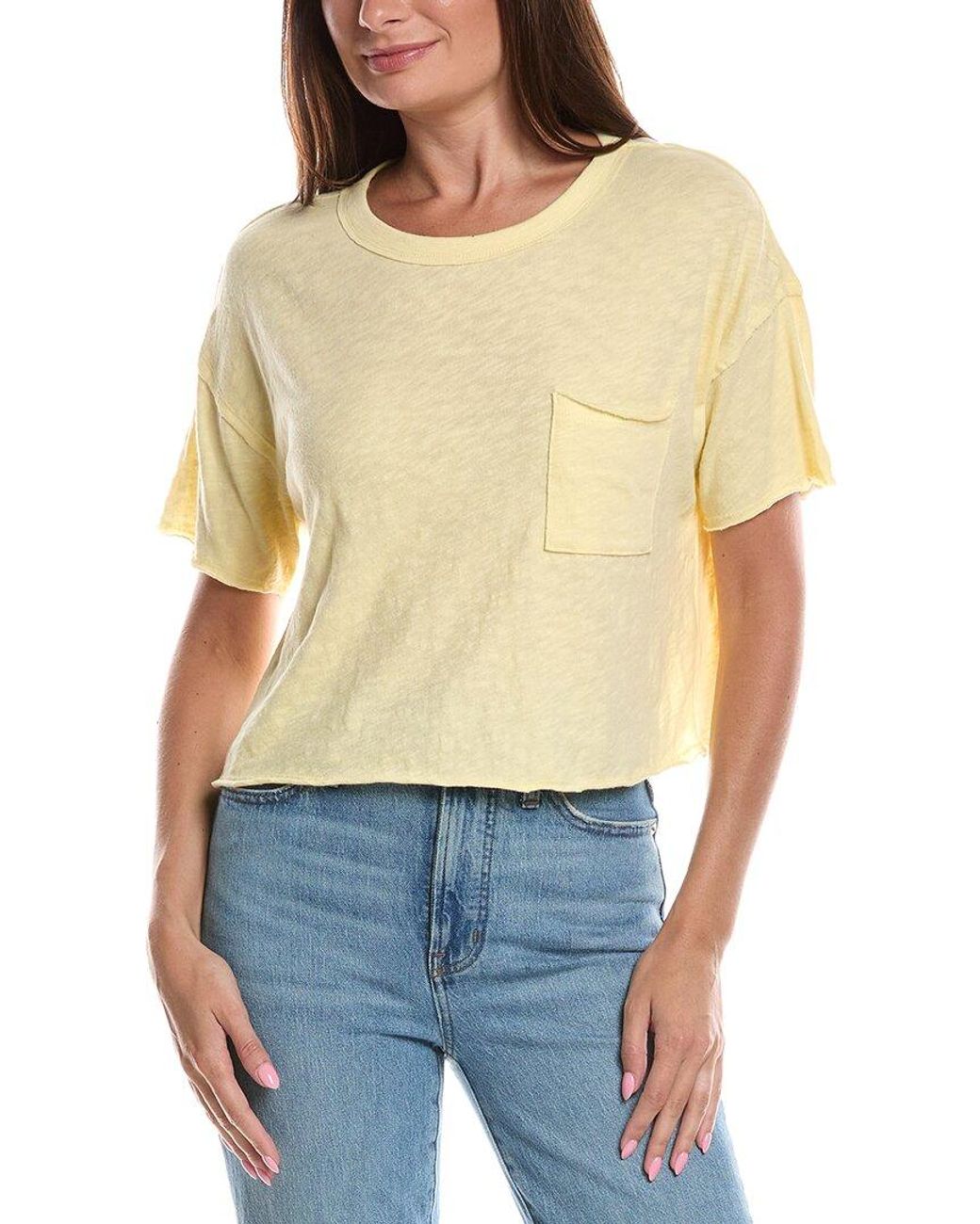 Z Supply Blue Everyday Pocket T-Shirt