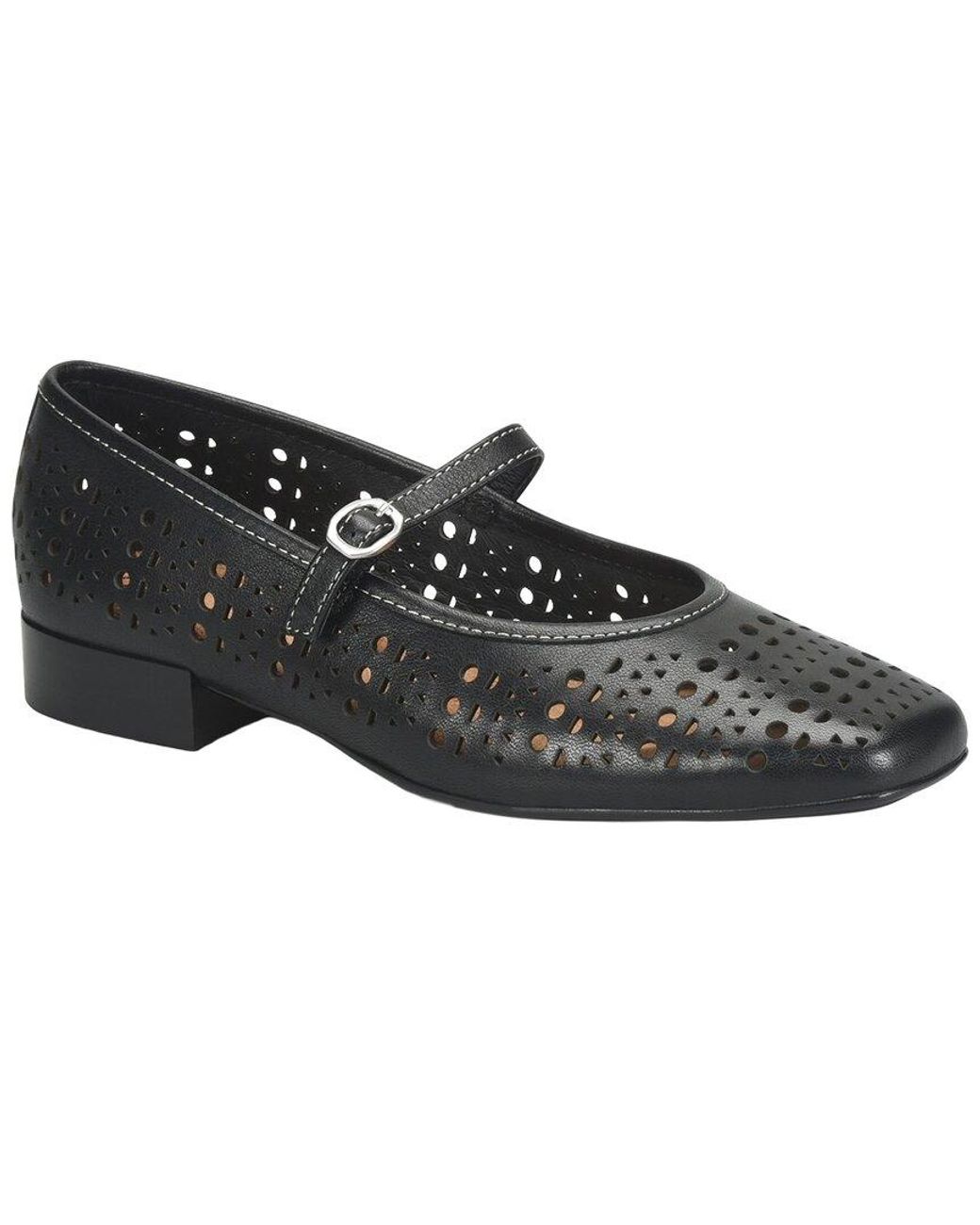 Söfft Black Ellie Leather Flat