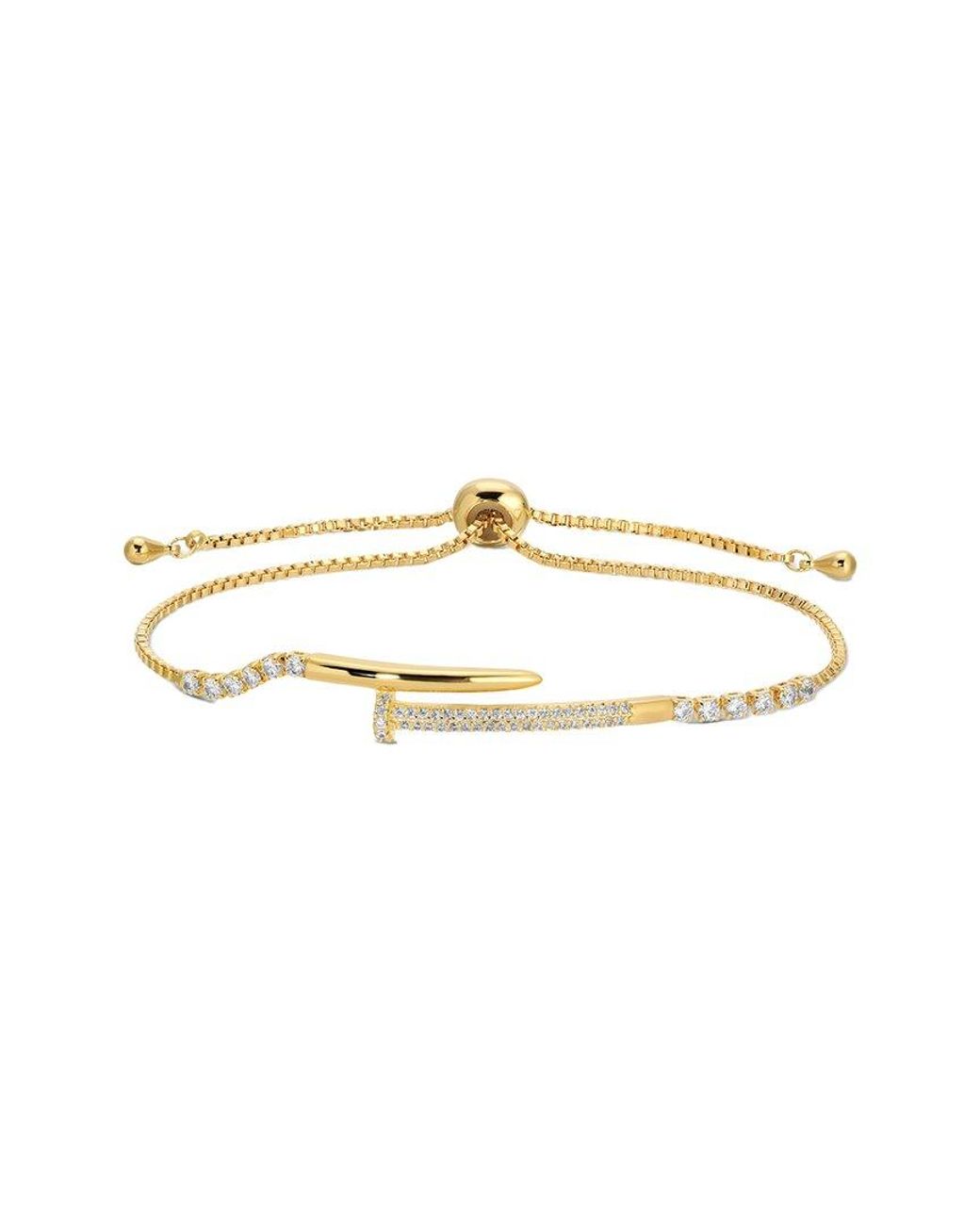 Eye Candy LA Metallic Cz Stack Bracelet