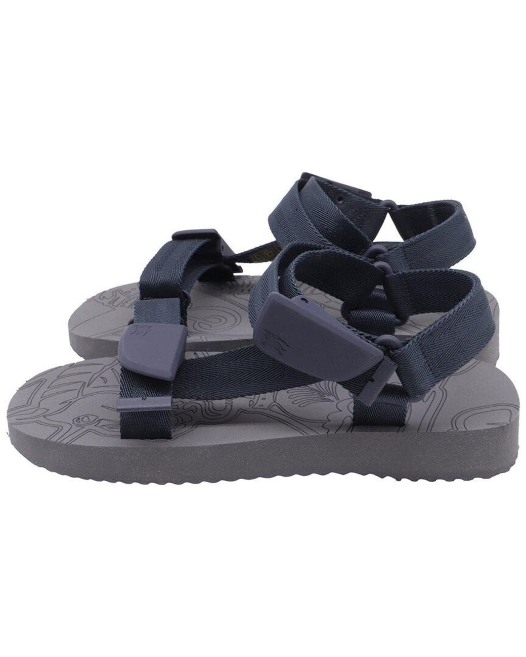 Burberry Blue Rubber Trek Sandal (Authentic Pre-Loved)