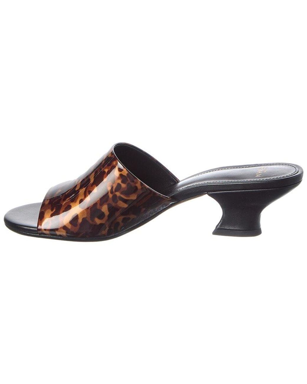 Alexandre Birman Brown Gisel Mule Leather Sandal