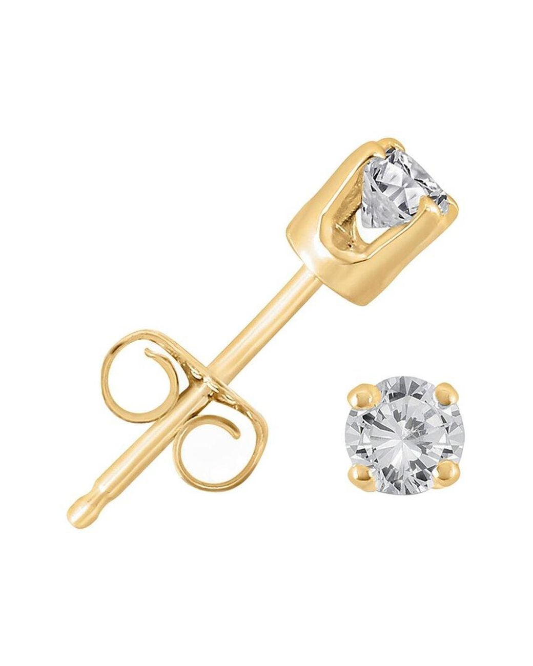 Diana M Metallic Fine Jewelry 14k 0.33 Ct. Tw. Diamond Studs