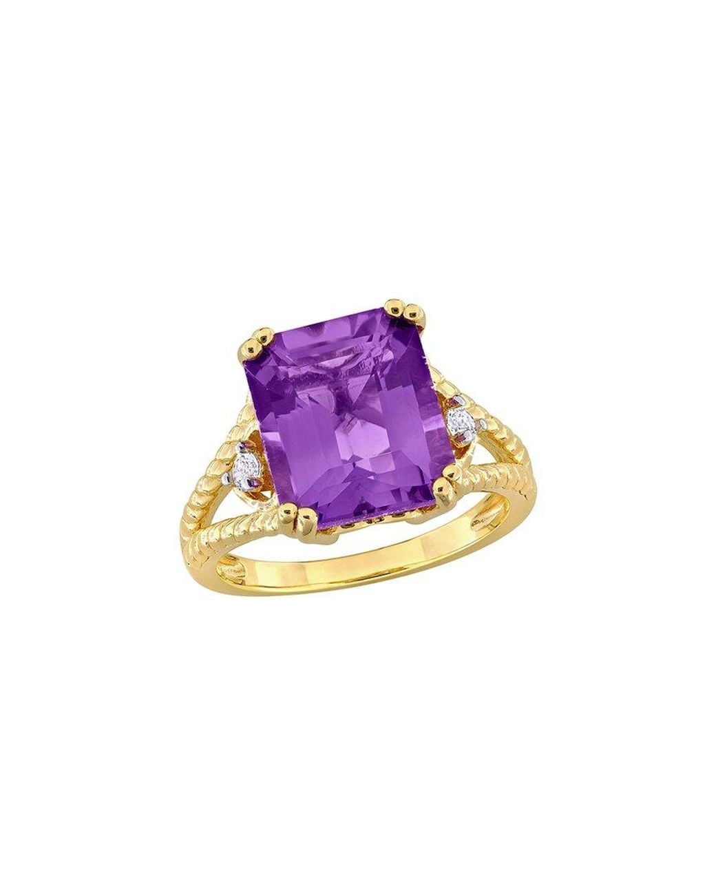 Rina Limor Purple 12 Ct. Tw. Amethyst, Topaz Cocktail Ring