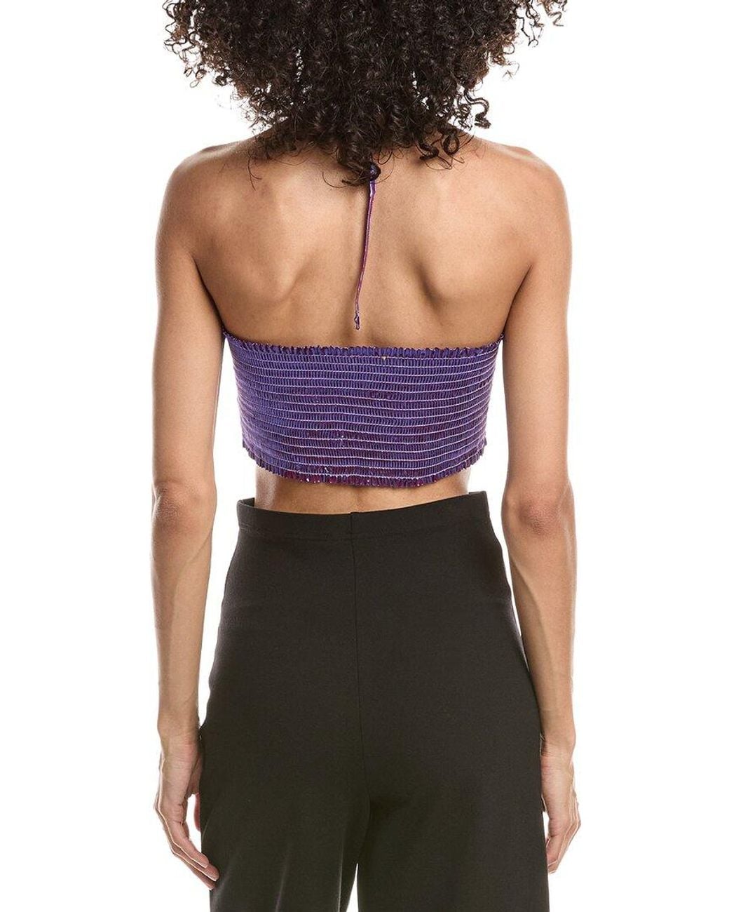 Forte_forte Purple Sleeveless Top
