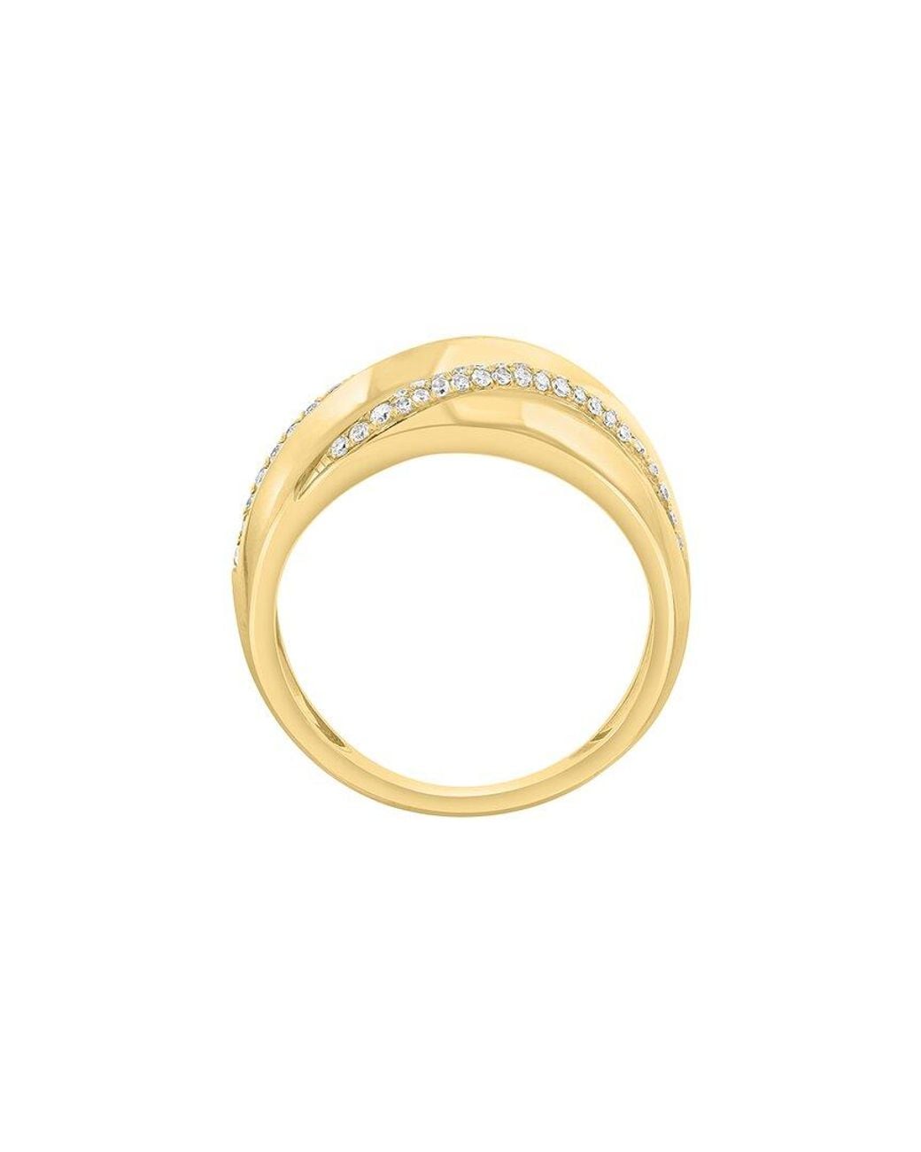Effy Fine Jewelry Metallic 14K 0.41 Ct. Tw. Diamond Ring
