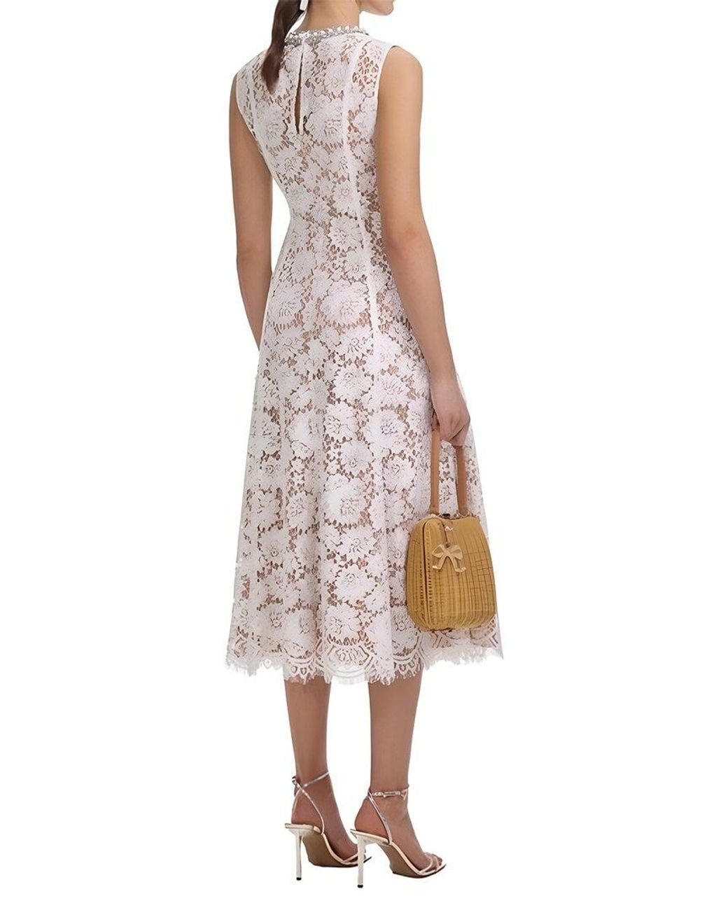 Linda Charm Pink Sleeveless Midi Dress